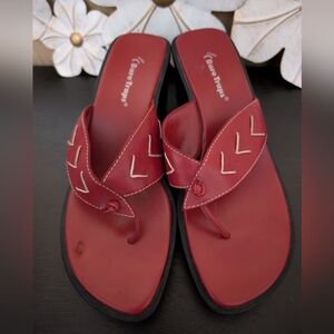 BareTraps Women's Red Sandals